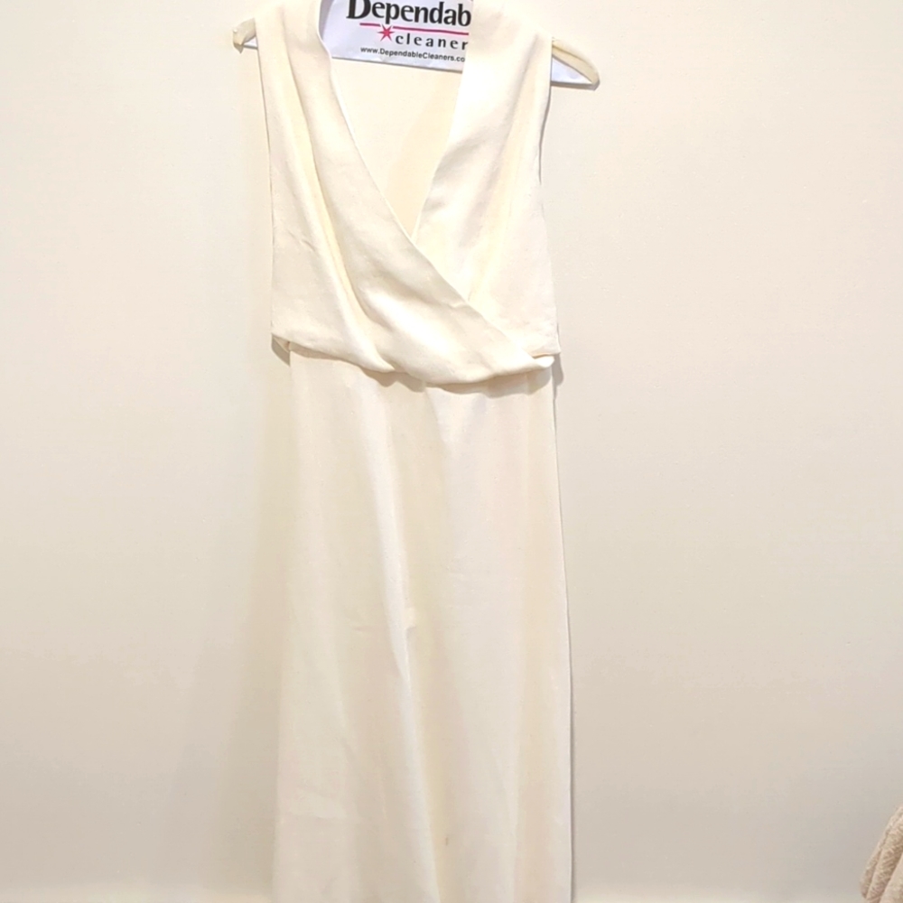 Zara Cream Linen Dress